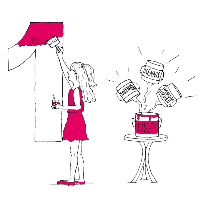 illustraties voor e-book loopbaanimpuls (auteur: Esther Esselbrugge)  | © Hilde Reurink